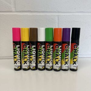 Rainbow Chalk Liquid Chalk Pen with 15mm Nib