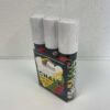 Rainbow Chalk Liquid Chalk Pen with 15mm Nib - White - Pack of 3 - 2